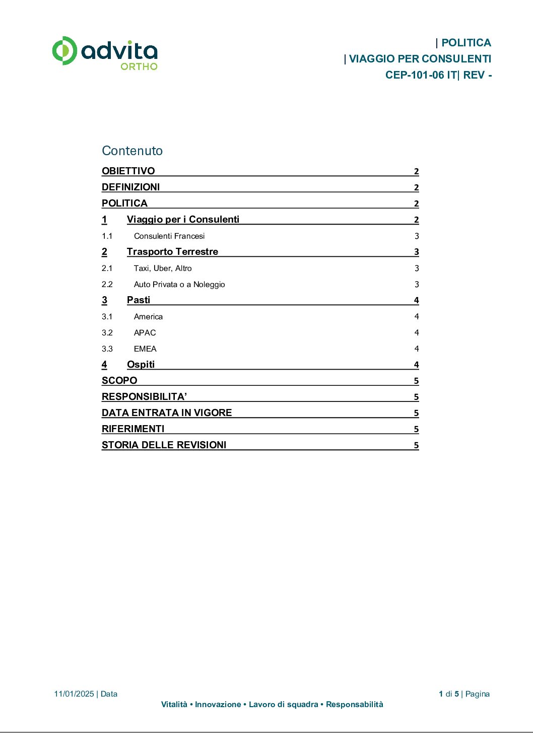 Consultant Travel Policy IT