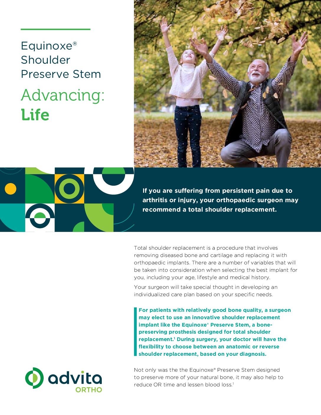 Shoulder Equinoxe Preserve Stem Patient Handout