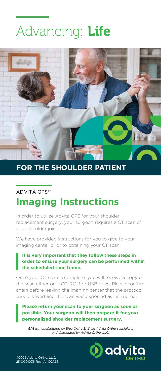 GPS Shoulder CT Protocol Step Sheets