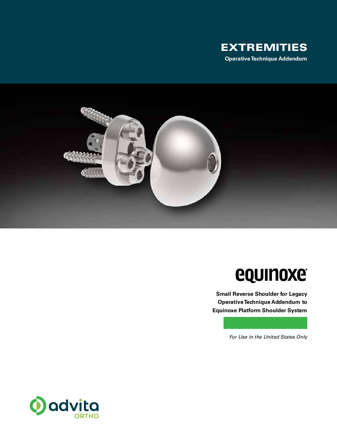 Equinoxe Small Reverse Baseplate Operative Technique