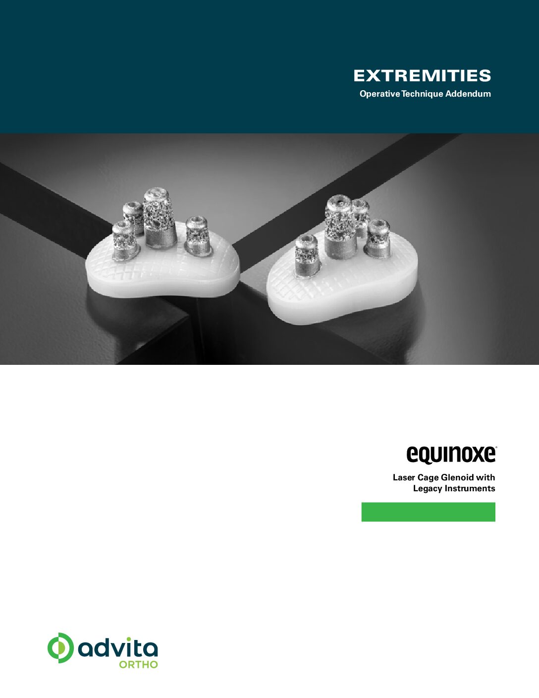 Equinoxe Laser Cage Glenoid Legacy Instrument Operative Technique