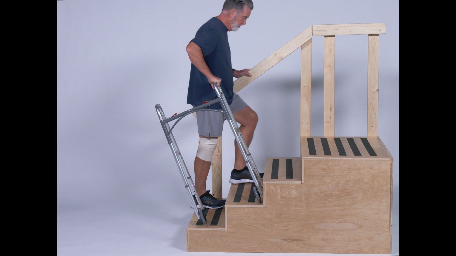 How to Use a Walker on Stairs