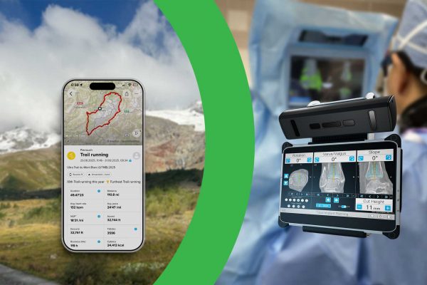Running Toward Mont Blanc: Laurent Angibaud and the Long Road to UTMB GPS Phone map and GPS System in the OR
