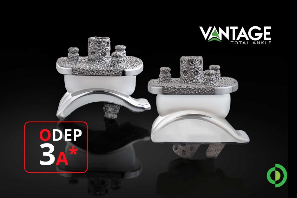 Advita Ortho Awarded ODEP 3A* Rating for Vantage Total Ankle Mobile Bearing System